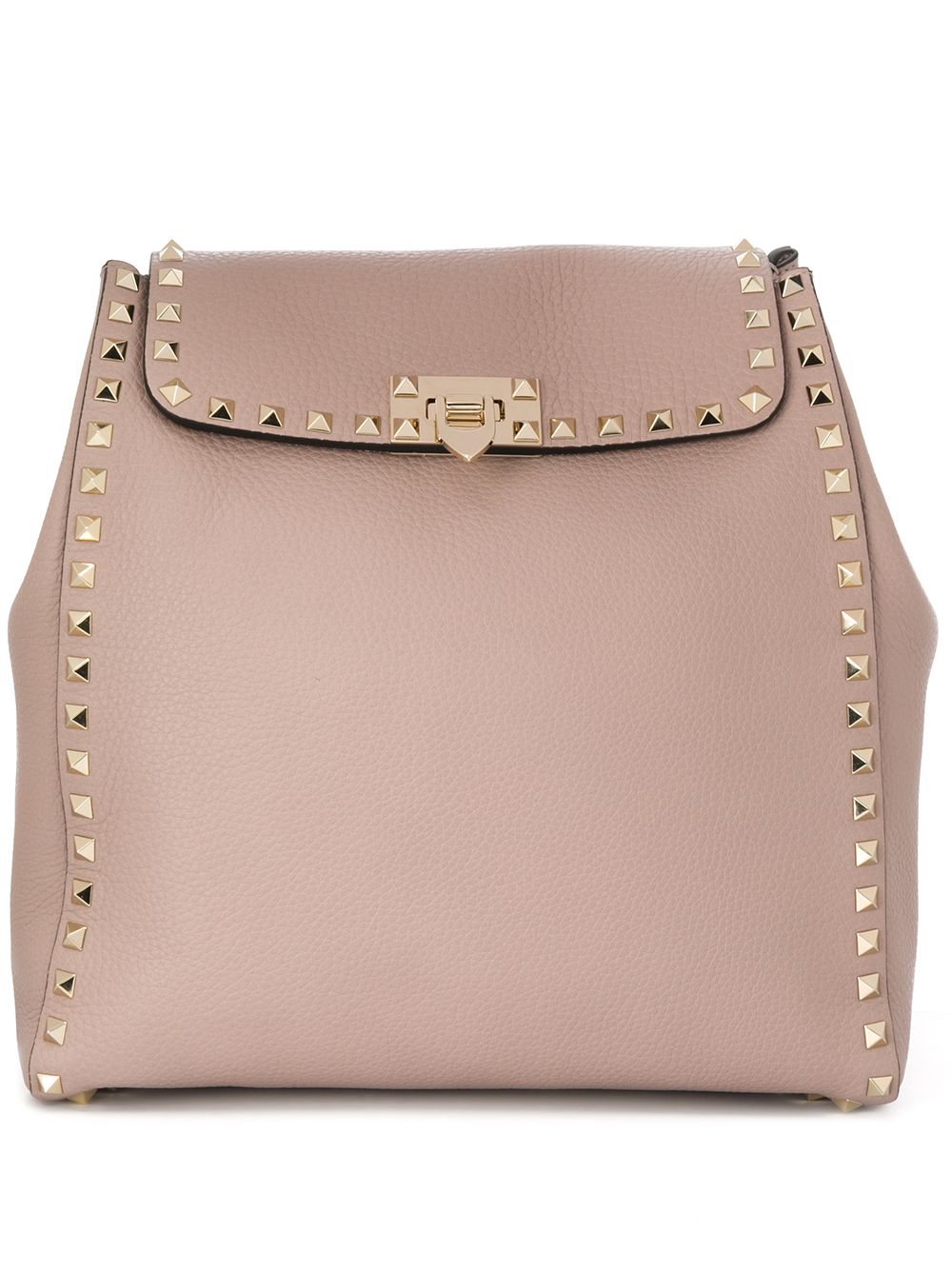 Valentino Garavani Rockstud Backpack In Neutrals