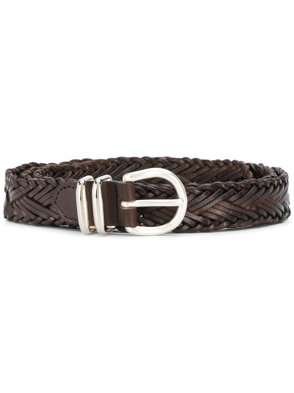 фото Eleventy braided buckle belt