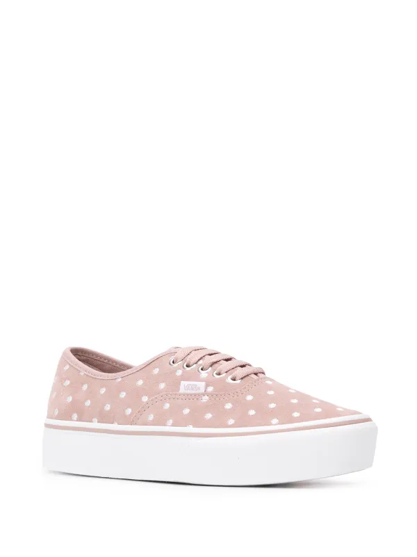 vans authentic platform pink