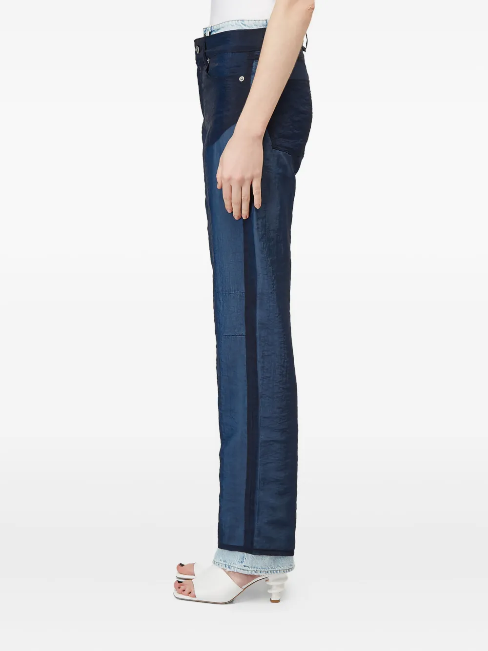 OUR LEGACY Luminance organza broek Blauw