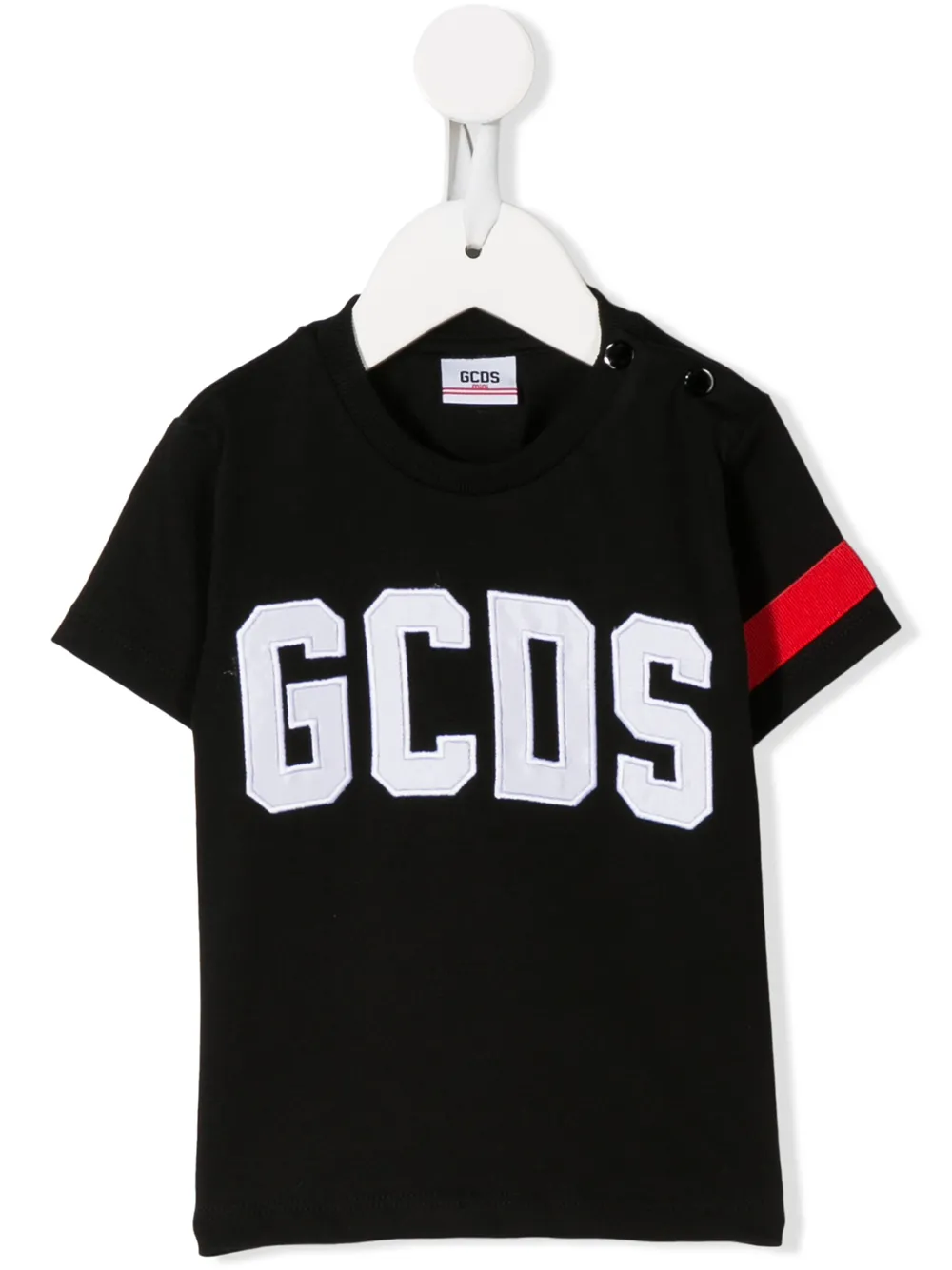 Gcds Babies' Logo Print T-shirt In Black