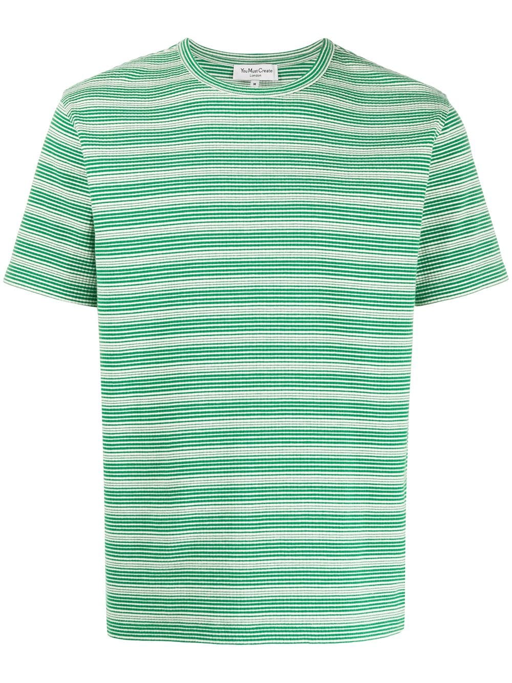 Ymc You Must Create Stretch-fit T-shirt In Green