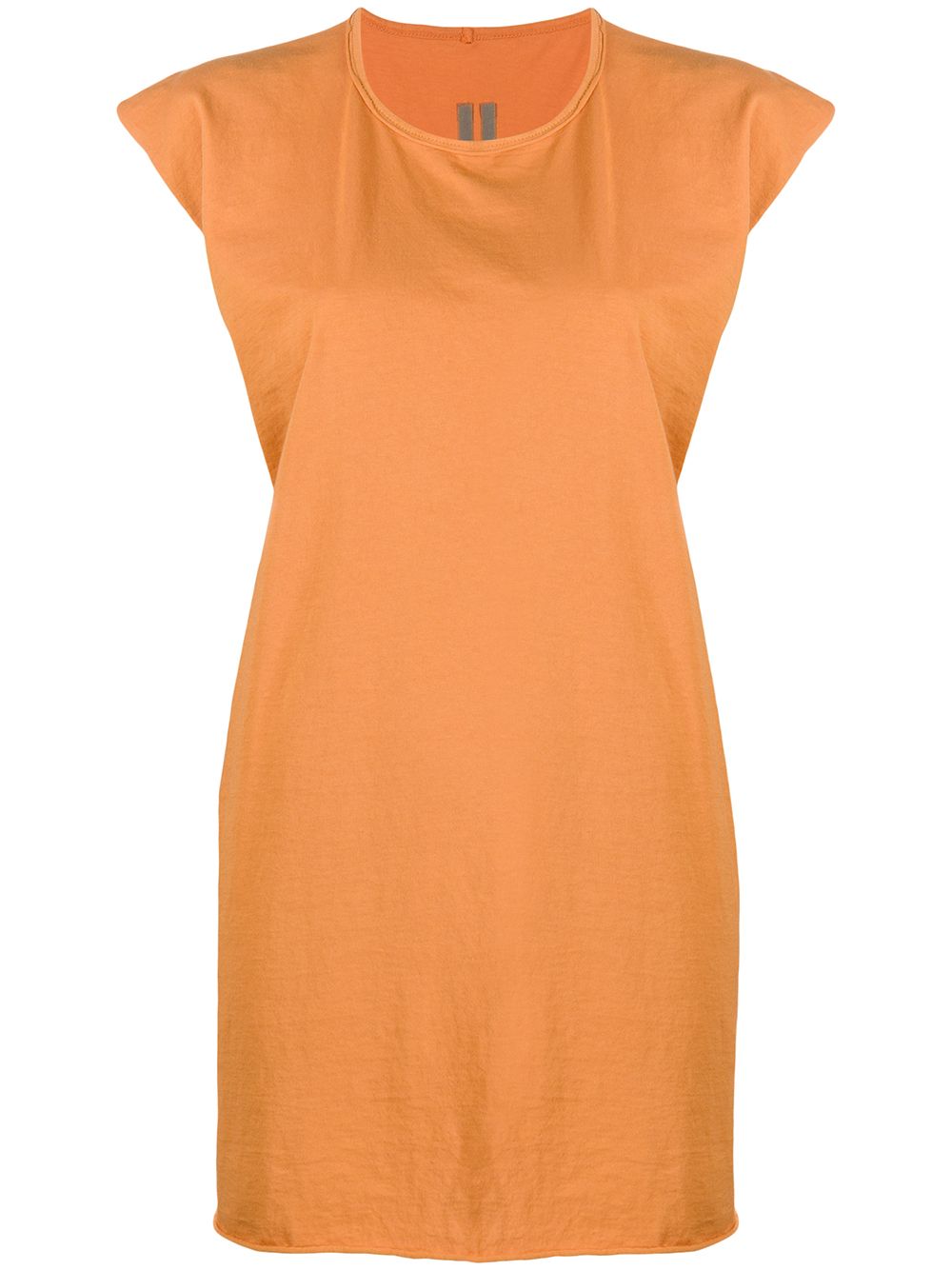 Rick Owens Drkshdw Structured Shoulder T-shirt In Orange