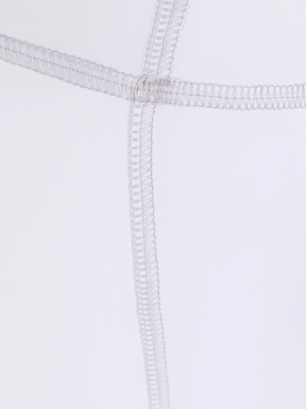 Off-White Asymmetrische onesie Wit