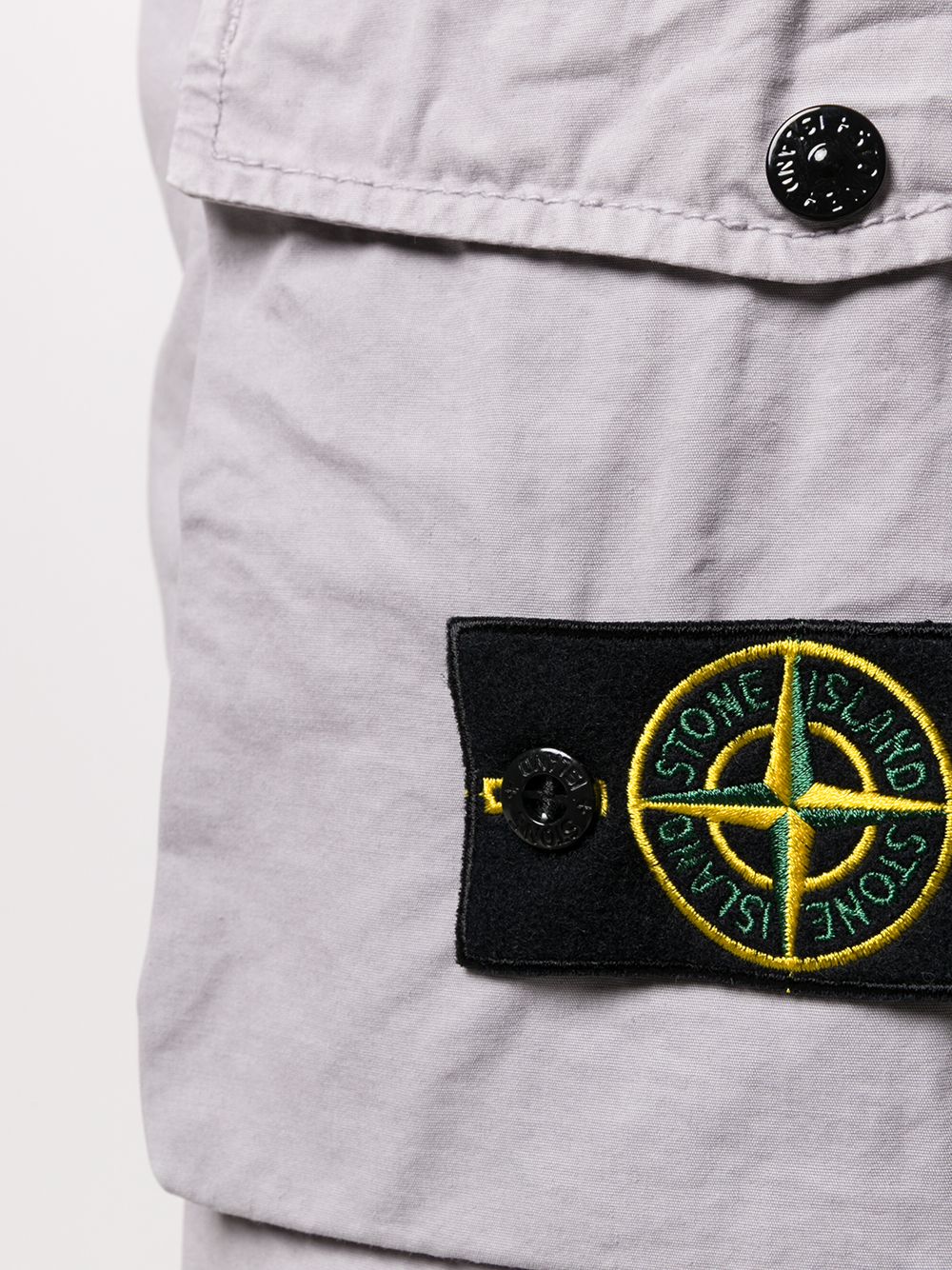 фото Stone island шорты карго с нашивкой-логотипом