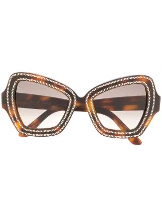 Celine Eyewear Occhiali Da Sole Tartarugati - Farfetch