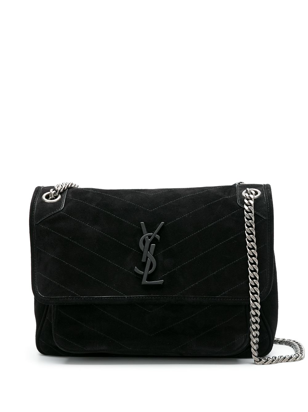 

Saint Laurent bolsa de hombro Niki mediana - Negro