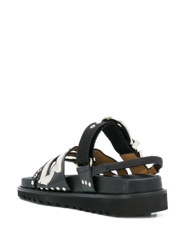サンダル・ミュール TOGA Aj1380 Sandals - Toga Pulla - Leather - Black Aj1380 Sandals - Toga Pulla - Leather - Black