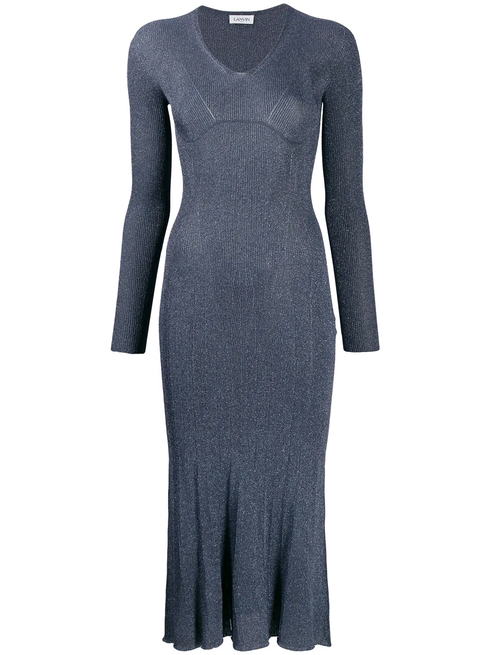 LANVIN Midikleid Im Metallic-Look QmZuF 6wVKR LANVIN Midikleid Im Metallic-Look QmZuF 6wVKR