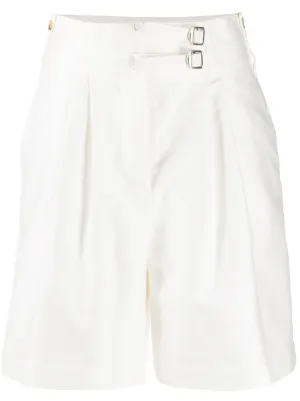 high rise knee length shorts