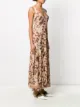 Nanushka tie-dye print V-neck maxi dress