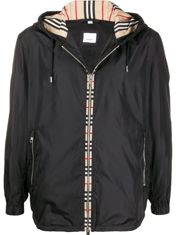 Burberry Vintage Check Panel Hooded 