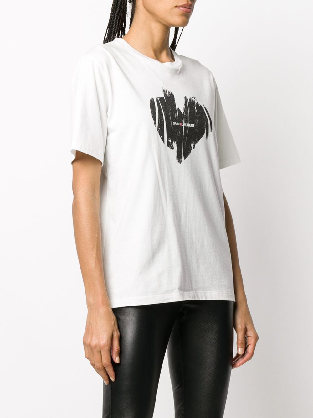 heart logo print T-shirt