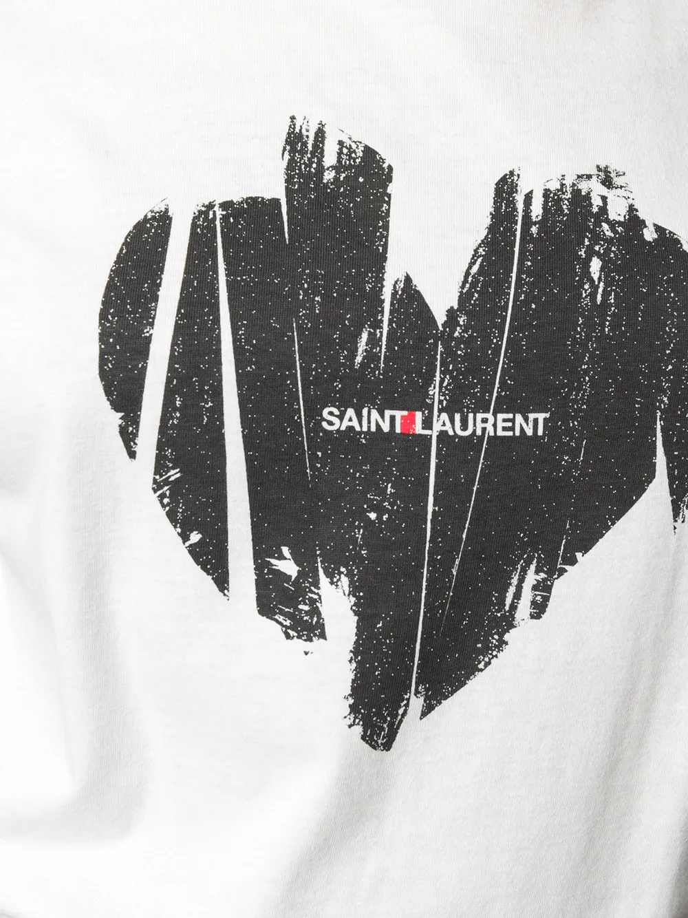 heart logo print T-shirt