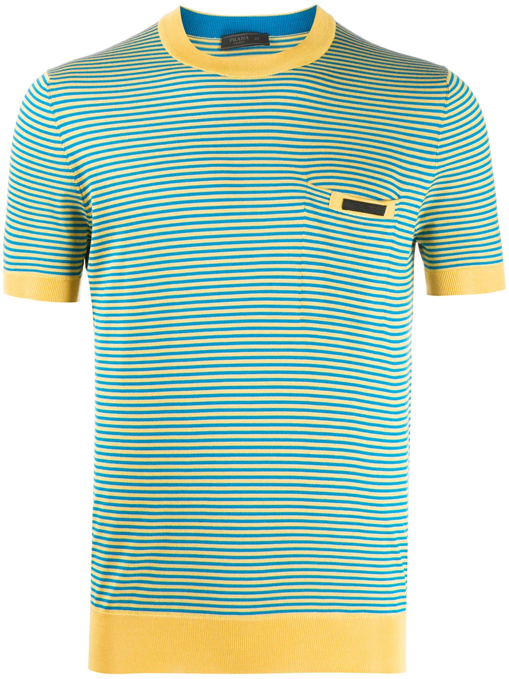 t-shirt rayé en maille