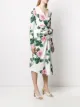 Dolce & Gabbana floral print wrap dress