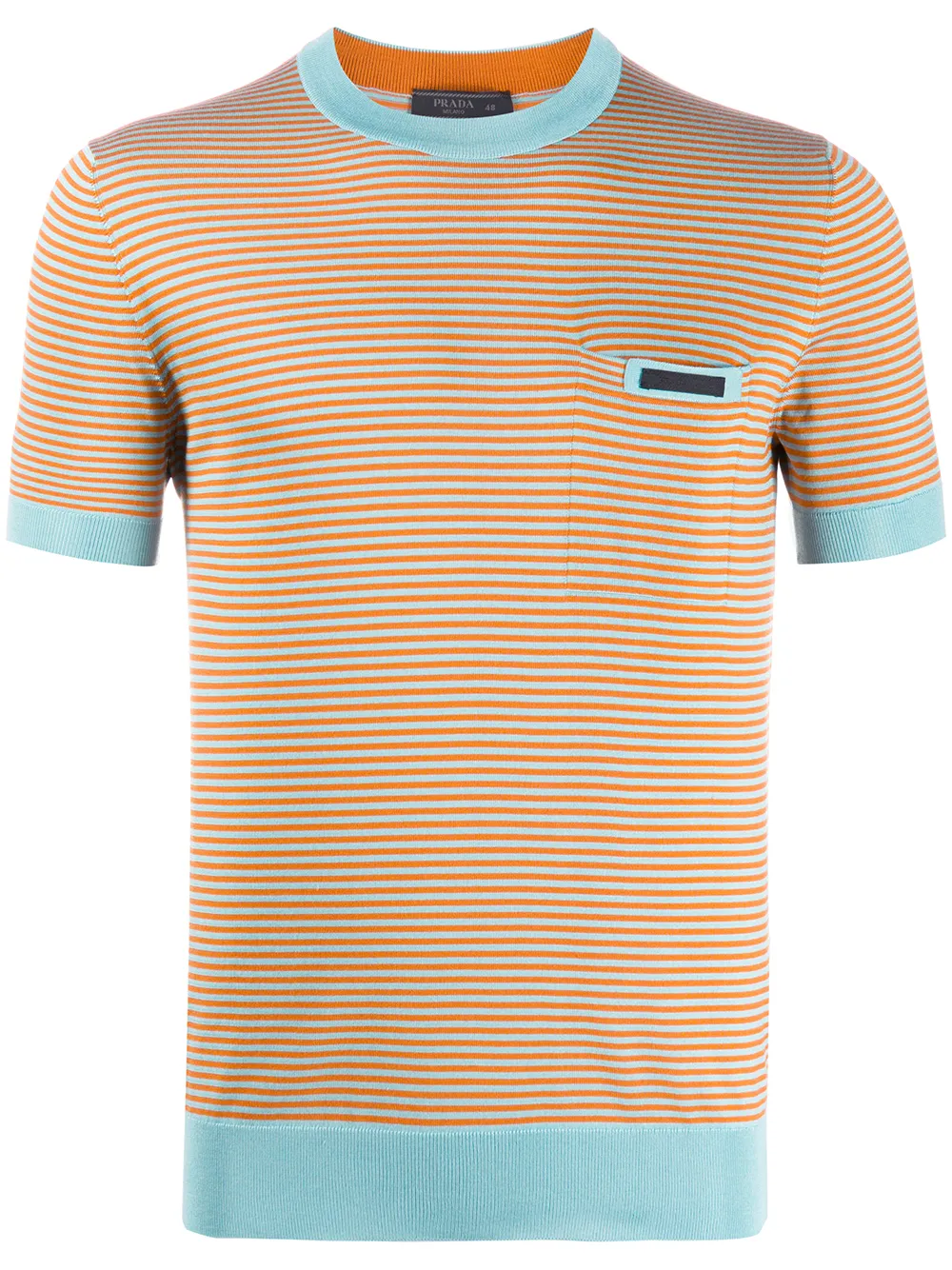 t-shirt rayé en maille