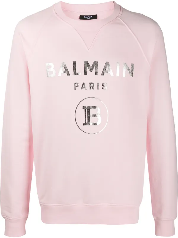 pink balmain hoodie