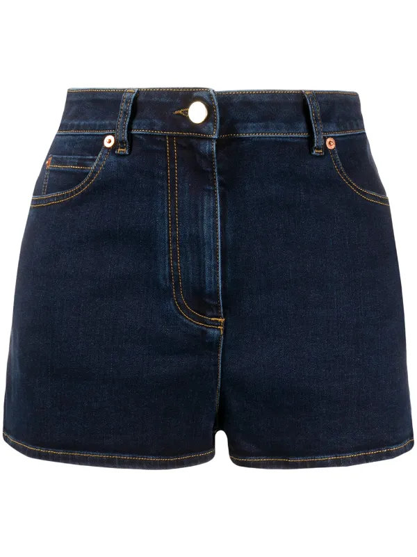 valentino denim shorts