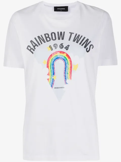 DSQUARED2 Camiseta com estampa arco-íris
