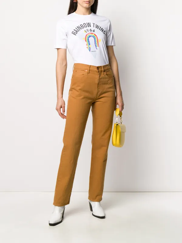 Dsquared2 Rainbow Print T-shirt - Farfetch