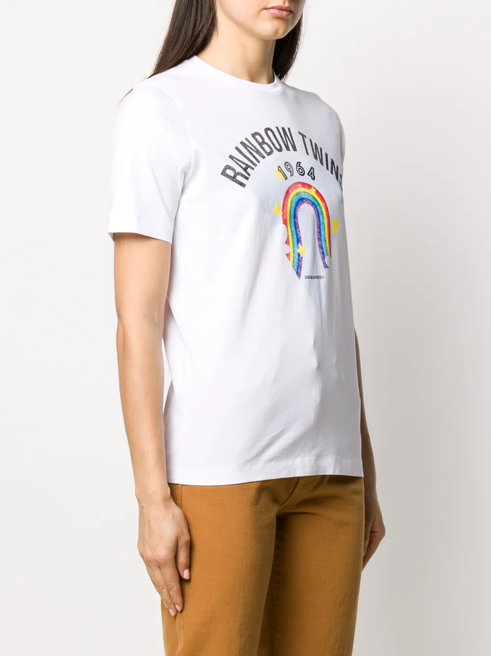 Dsquared2 Dsquared Round Neck T Shirt In White