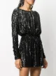 Saint Laurent sequinned mini dress