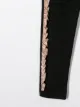 Andorine ruffle detail pull-on trousers