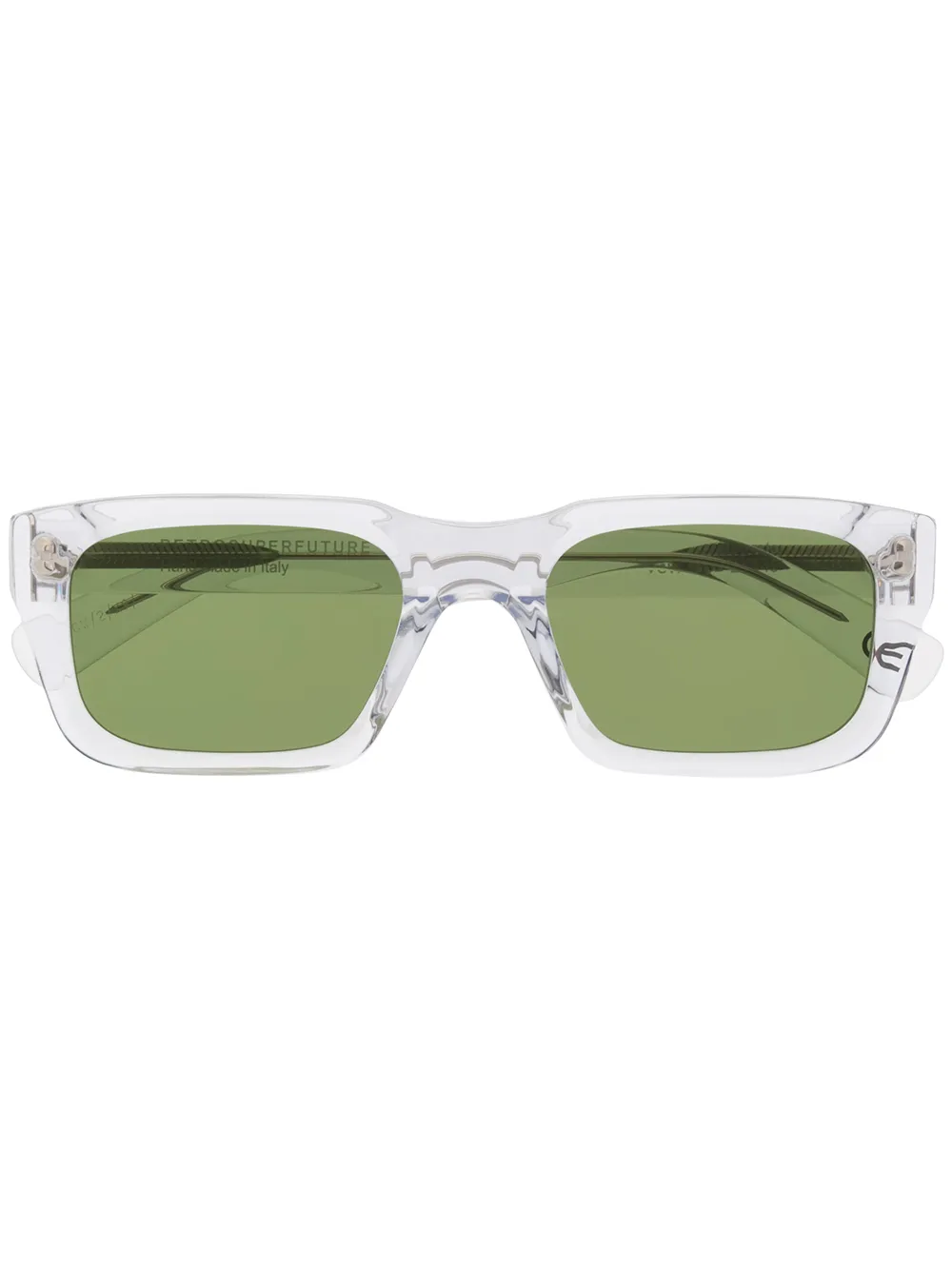 Retrosuperfuture Square Frame Augusto Sunglasses In Neutrals