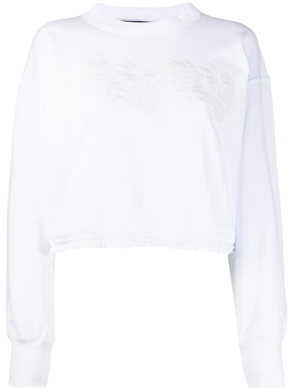 Sacai джемпер с вышивкой и сборками Sacai джемпер с вышивкой и сборками