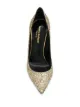 Saint Laurent Zoe 110mm glitter-embellished pumps