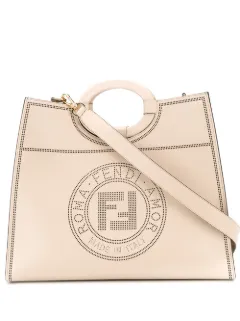 fendi perforated tote