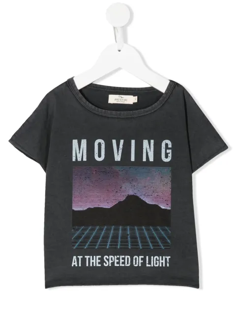 Andorine graphic-print cotton T-shirt