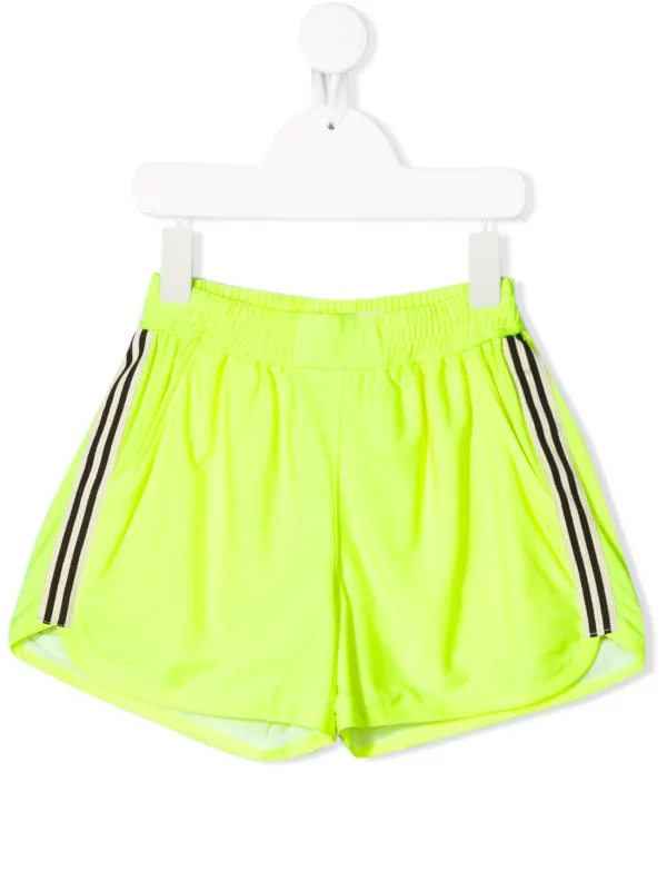 Andorine Racer Stripe Running Shorts Yellow FARFETCH IN