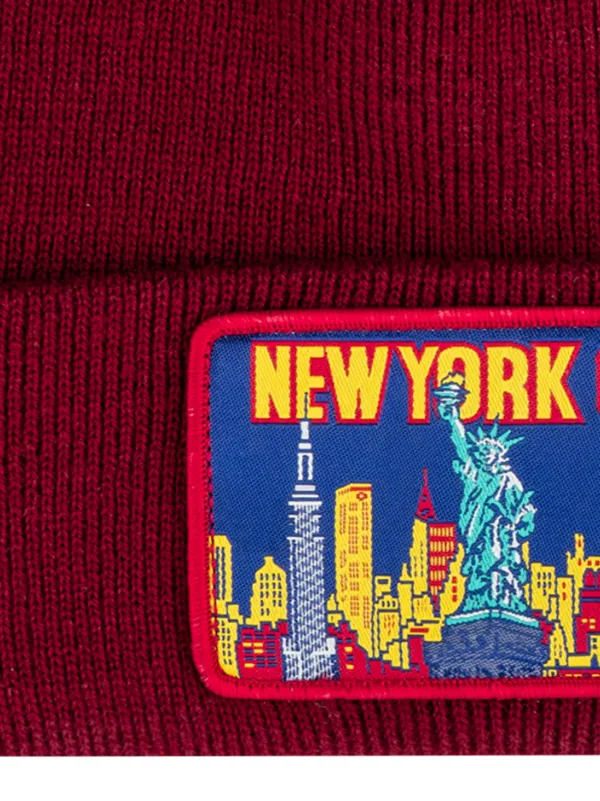 supreme ny patch beanie