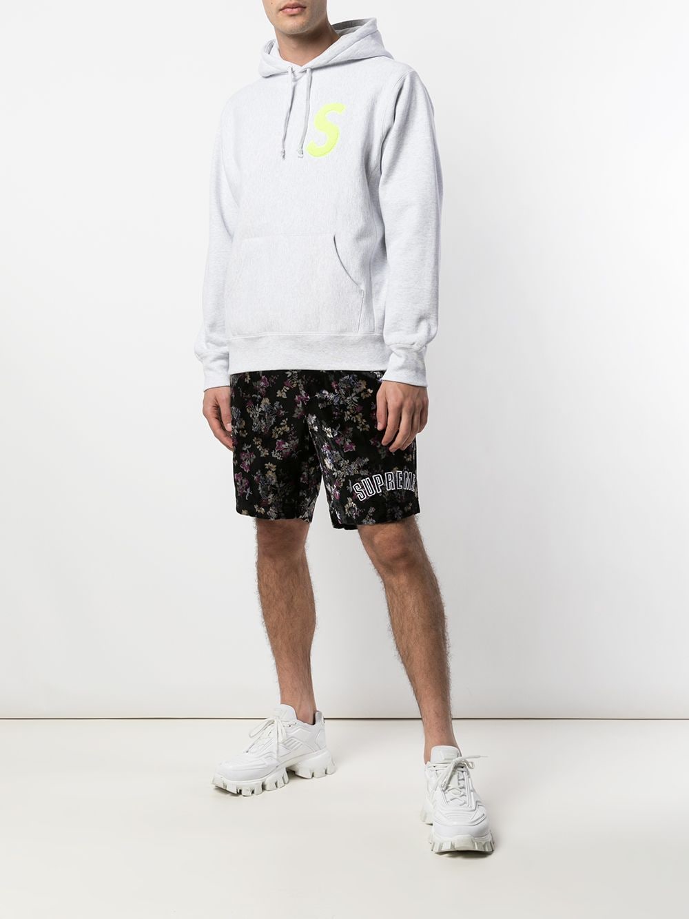 supreme floral velour short Sメンズ - ショートパンツ