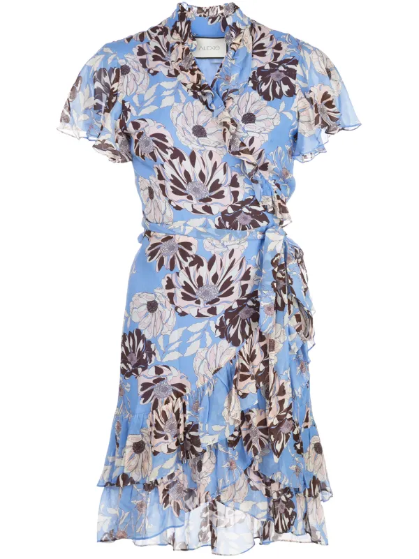 alexis wrap dress