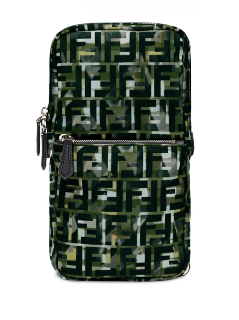 Shop Fendi Camouflage Ff Print One Shoulder Backpack With Express Delivery Farfetch