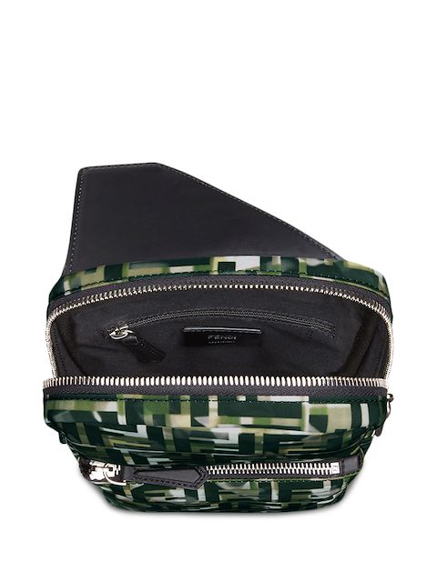 Shop Fendi Camouflage Ff Print One Shoulder Backpack With Express Delivery Farfetch