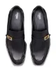 Fendi smooth FF detail loafers