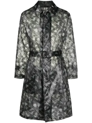 mens fendi trench coat