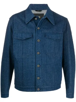 fendi denim jacket mens