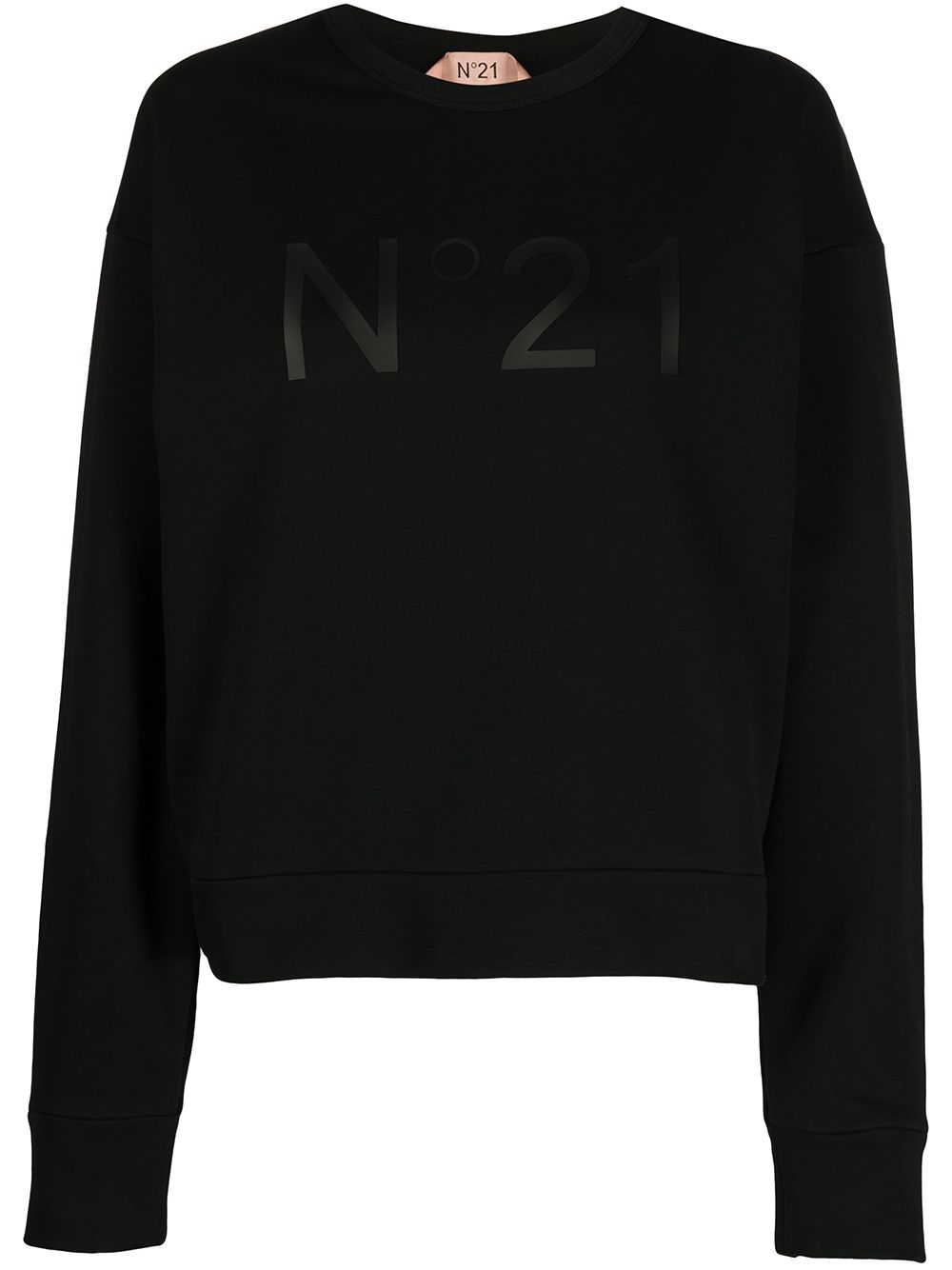 N°21 Logo Print Sweatshirt In Black