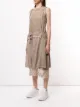 Maison Mihara Yasuhiro فستان دانتيل معتدل المقاس
