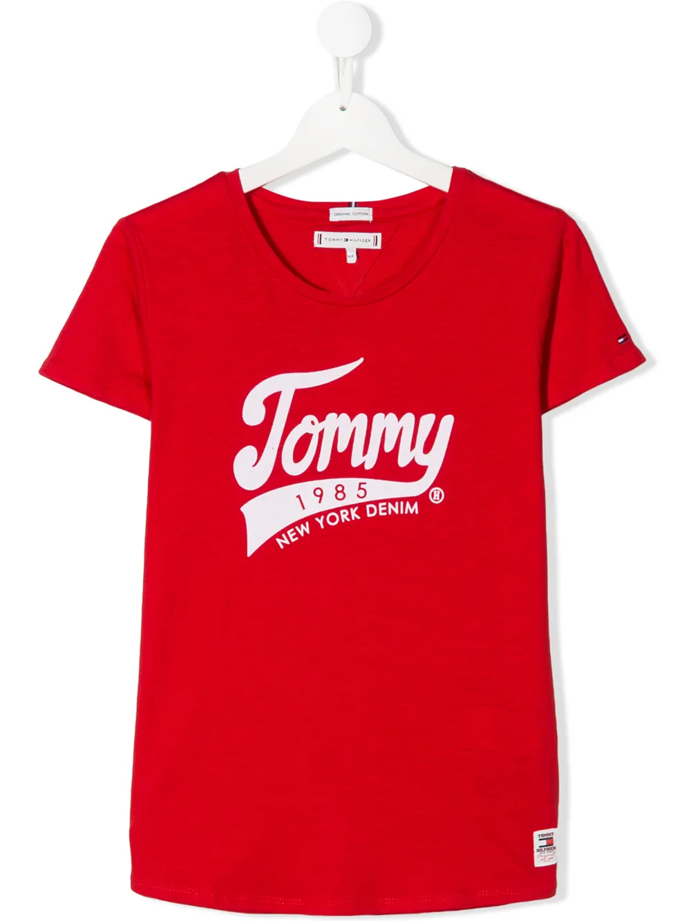 фото Tommy hilfiger junior teen logo-print t-shirt