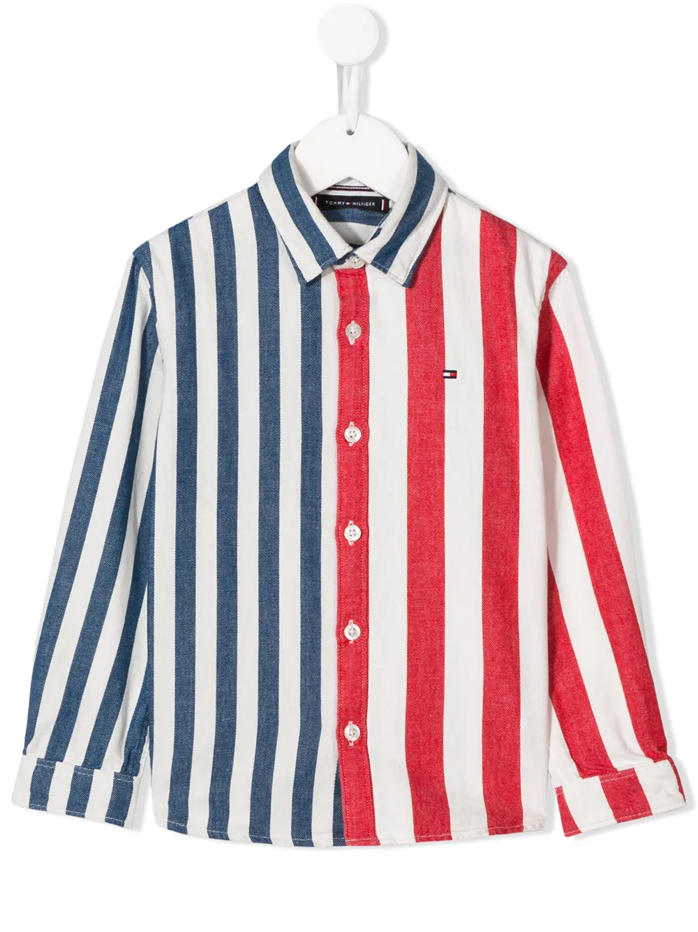 фото Tommy hilfiger junior рубашка в контрастную полоску