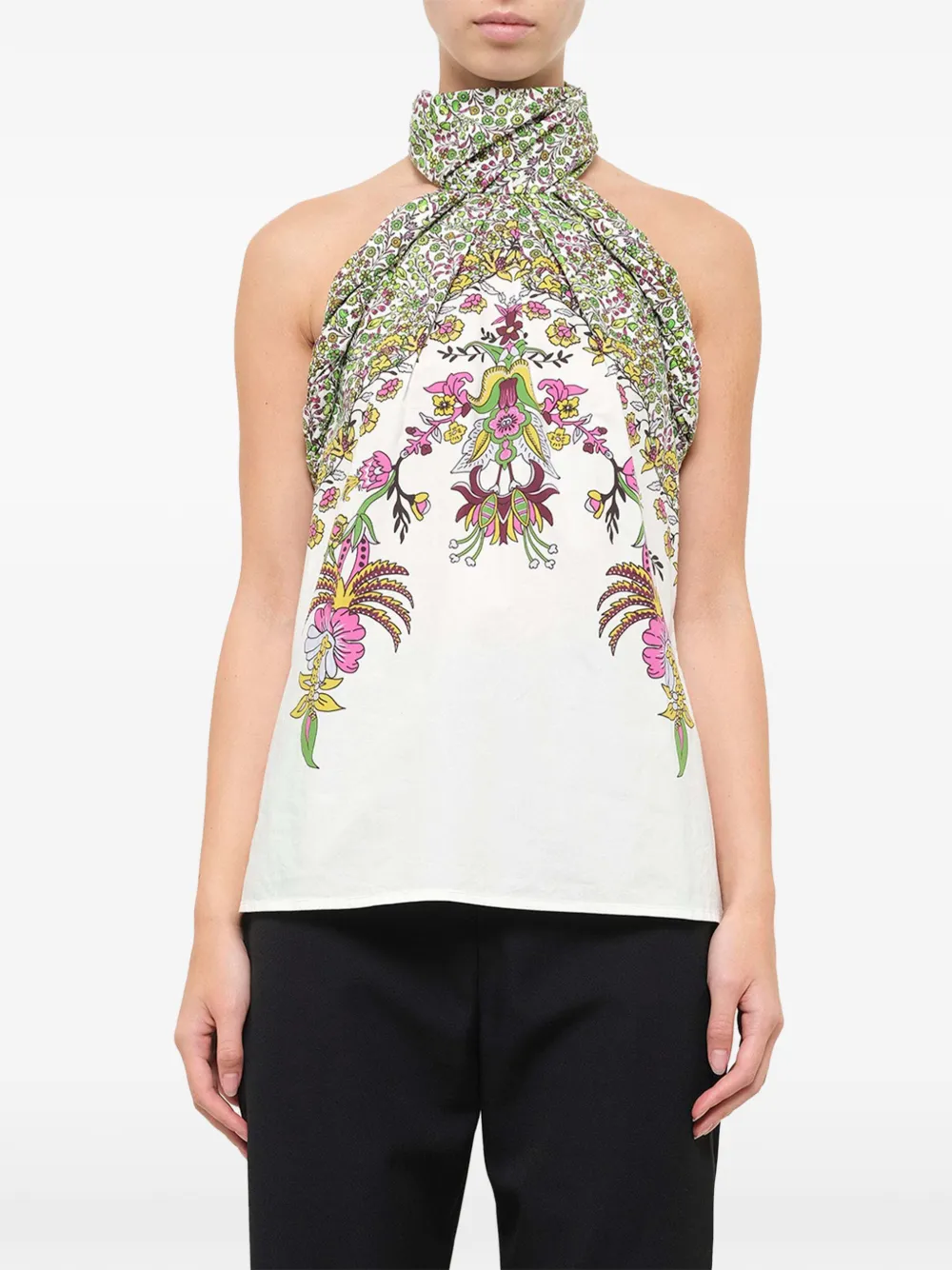 Givenchy Top a fiori - Bianco