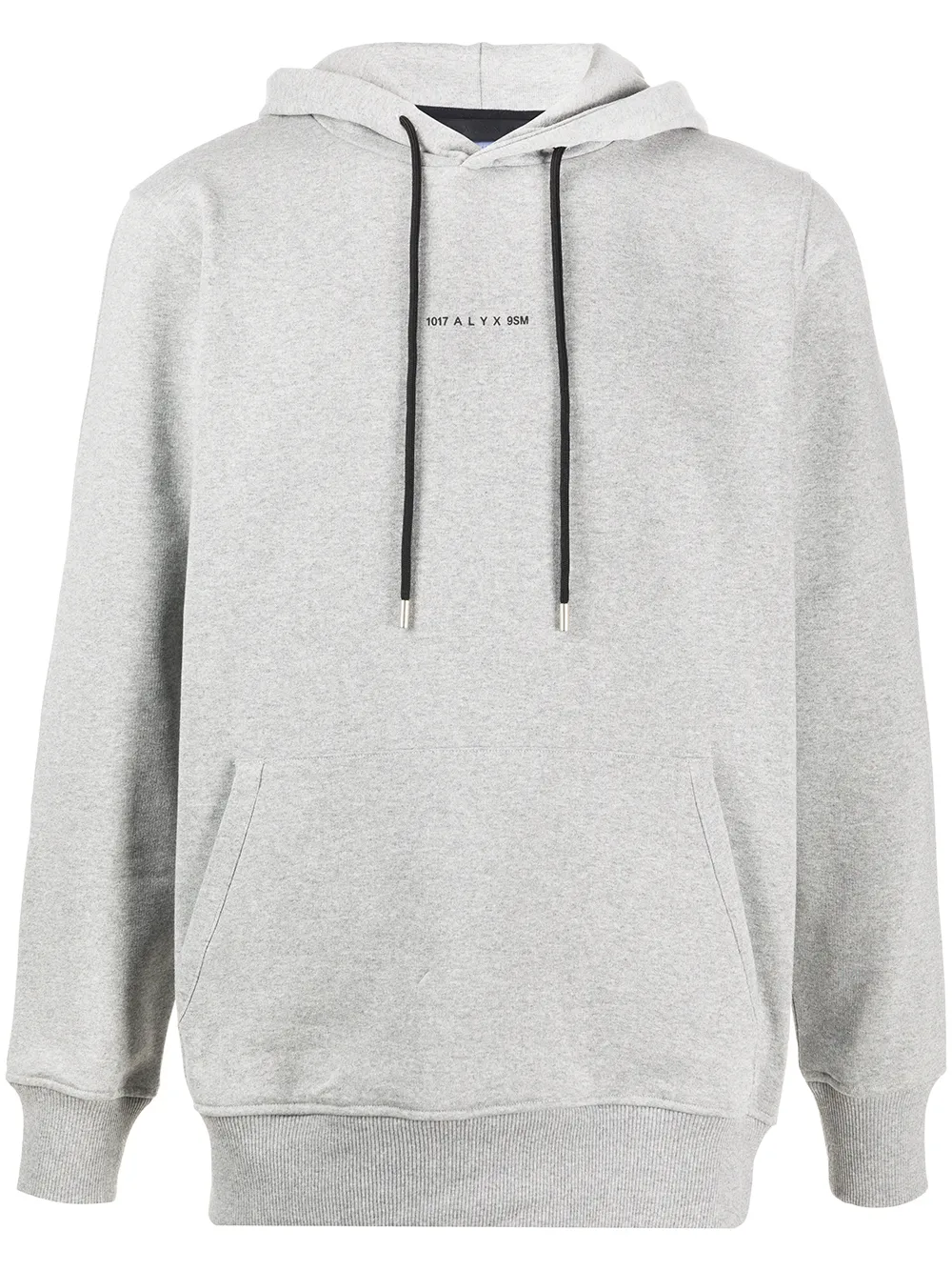 Alyx Grey Visual Pop-over Hoodie In Gry0001 Grey
