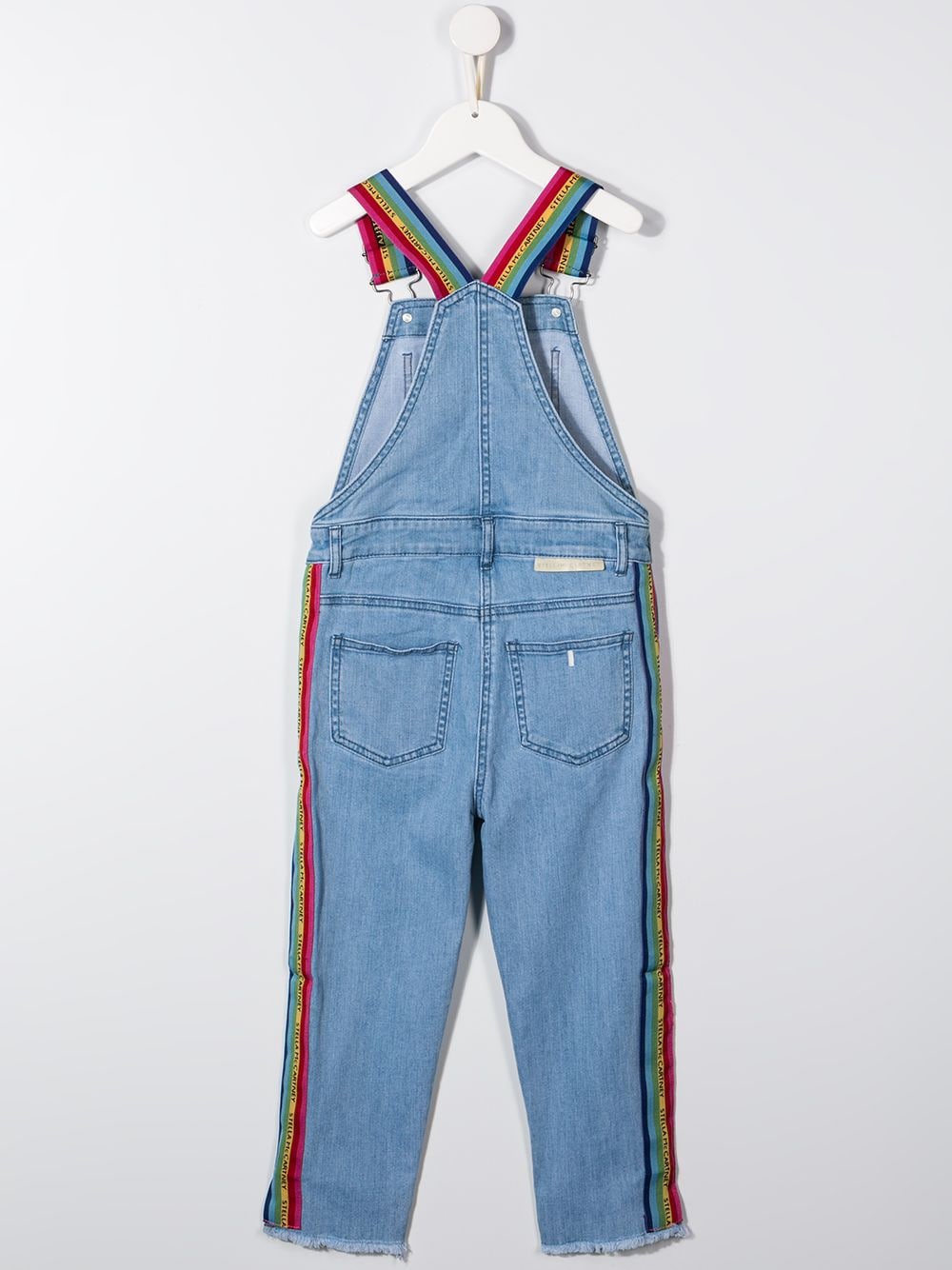 фото Stella mccartney kids декорированный джинсовый комбинезон