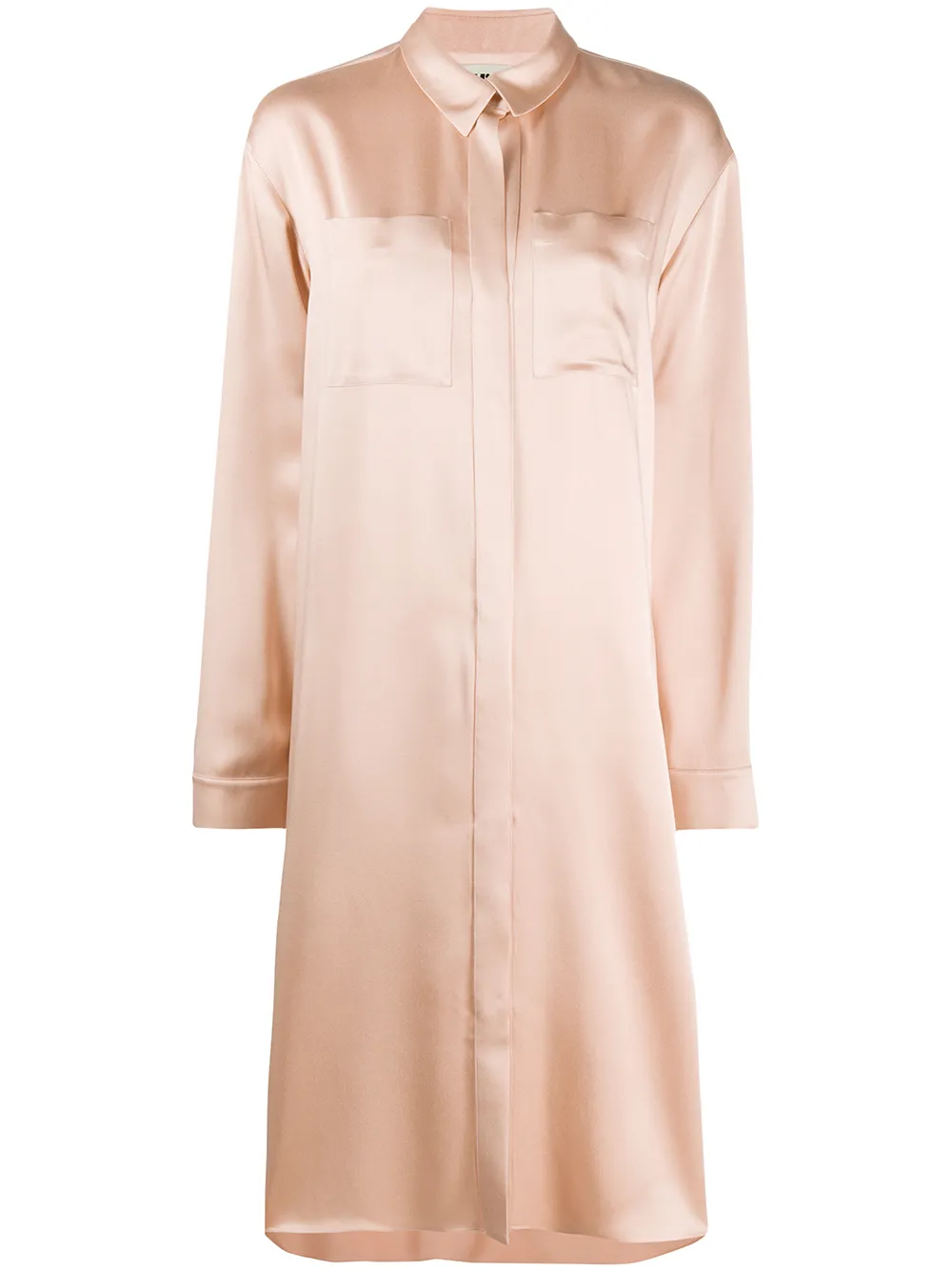 Maison Rabih Kayrouz Oversized Shirt Dress In Pink